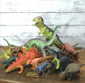 恐竜 フィギュア 13体セット ソフビ 人形 FAVORITE collection その他 まとめ売り ティラノサウルス