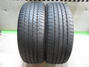 中古タイヤ　225/55R19　ヨコハマ　BluEarth-XT　7.5分山　2021年式　2本セット