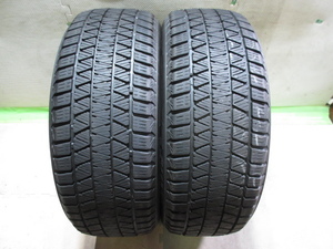 中古スタッドレスタイヤ　225/55R18　ブリヂストン　BLIZZAK DM-V3　8ｍｍ　2019年式　2本セット