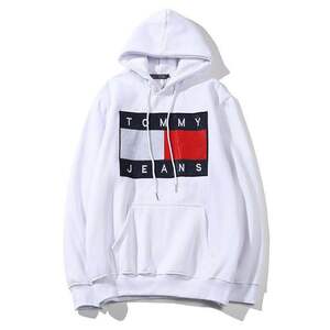 pk-TOMMY-Wt-M トミーヒルフィガー TOMMY HILFIGER パーカー フーディー プルオーバー アウター ホワイト