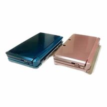 ニンテンドー 任天堂 3DS 2台 まとめて ピンク グリーン　ソフト12本＋ダウンロードソフト4本_画像3