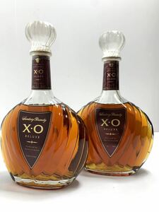 サントリー XOデラックス ブランデー2本　 SUNTORY X O Deluxe Brandy 23.7 fl oz 700 ml 40%