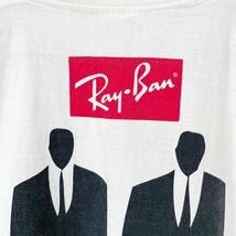 ■激レア■90s MEN IN BLACK RAY BAN 映画 Tシャツ XL メン イン ブラック ウィルスミス レイバン サングラス ムービー USA製 ビンテージ_画像5