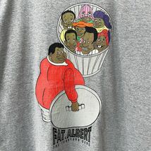 ■激レア■90s USA製 FAT ALBERT アニメ Tシャツ XL PLATINUM FUBU フブ HIP HOP 00s ビンテージ_画像2