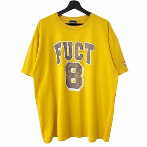 ■激レア■90s USA製 FUCT フットボール Tシャツ XL ファクト ナンバリング レイカーズ 8番 ビンテージ