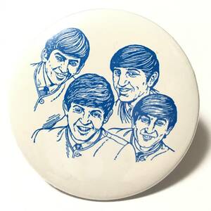 デカ缶バッジ 5.7cm The Beatles ビートルズ John Lennon Paul Mccartney Ringo Starr George Harrison