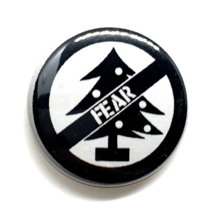 缶バッジ 25mm FEAR Fuck Christmas　LA PUNK パンク