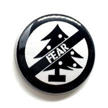 缶バッジ 25mm FEAR Fuck Christmas　LA PUNK パンク_画像1