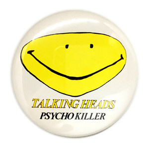 デカ缶バッジ 58mm Talking Heads トーキングヘッズ Psycho Killer 2 サイコキラー David Byrne Tom Tom Club