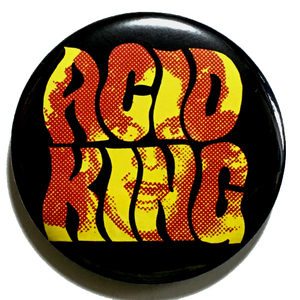 デカ缶バッジ 58mm Acid King アシッドキング Doom Metal Sludge Stoner Rock Fu Manchu