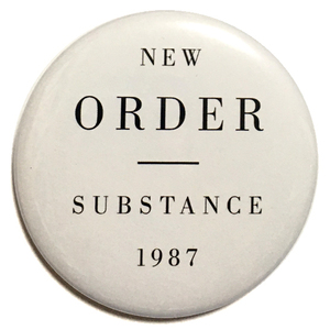 デカ缶バッジ New Order Substance 1987 Joy division ジョイデヴィジョン Post Punk New Wave
