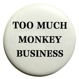 デカ缶バッジ 58mm Chuck Berry チャックベリー Too Much Monkey Business R&R ロックンロール 50's 
