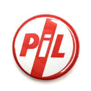 25mm 缶バッジ PIL RED Public Image Limited Sex pistols セックスピストルズ ジョニーロットン New Wave