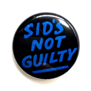 25mm 缶バッジ SID 's Not Guilty Sex Ppistols セックスピストルズ Sid Vicious Punk 