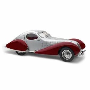 CMC タルボ ラーゴ クーペ T150 C-SS Figoni & Falaschi ティアドロップ 1937-39 シルバー/レッド 1/18