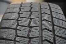 バリ溝８分～ ダンロップ ウインターマックスWM02 185/60R15 フォルクスワーゲン 純正スチール 6j +38 ５穴 pcd100 vw ポロ 6R *478s_画像4