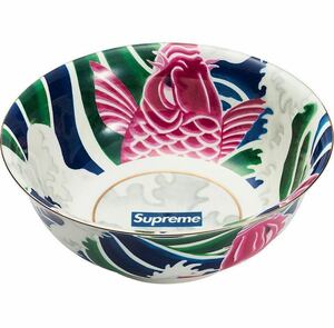 2020SS Supreme Waves Ceramic bowl シュプリーム セラミック ボール どんぶり 鯉 新品未使用 未開封