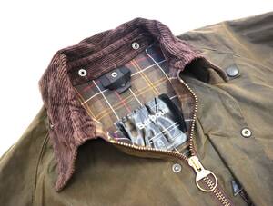 超ビッグサイズ48 5L相当 3ワラント 英国製　ビンテージ バブアー Barbour BEAUFORT クラシックビューフォート オリーブ