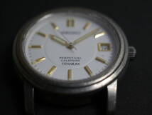 セイコー SEIKO パーペチュアルカレンダー 3針 デイト チタン 8F32-00A0 男性用 メンズ 腕時計 日本製 W50_画像2