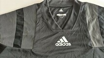 古着 adidas ラグビー プラクティスシャツ XOサイズ(2XLサイズ) 黒 CLIMALITE_画像2