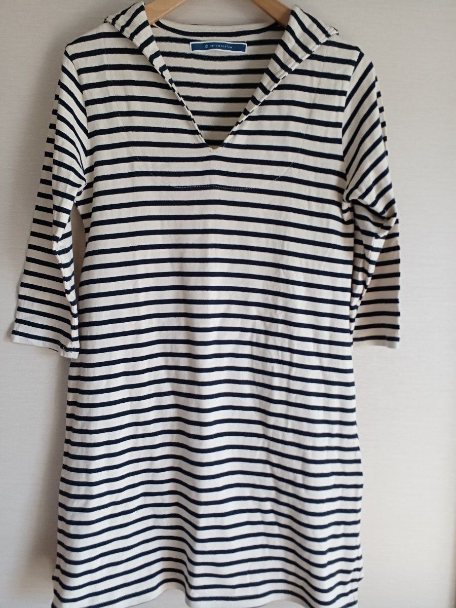 セーラーカラーボーダー ボーダーチュニック