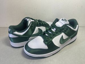 WMNS NIKE DUNK LOW ESS SNKR ウィメンズ ダンク　　ロー Satin Green サテン グリーン US11 未使用 DX5931-100