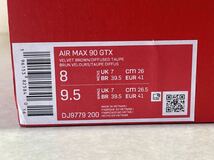 NIKE AIR MAX 90 GTX エア マックス 90 ゴアテックス ブラウン US8 国内正規 未使用 DJ9779-200_画像5