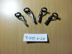 【4個セット】チタンフレームSicガイド T-FST6-2.0 実釣未使用 管gy23111372sypp