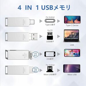 512GB USB メモリー iPhone Android パソコン対応 USBフラッシュドライブ の画像2