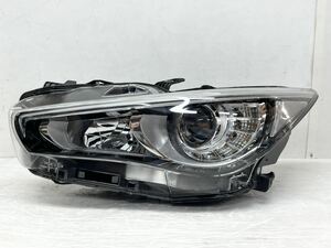 ★送料込★即決 スカイライン V37 中期 LED 純正 左 ヘッドライト ランプ KOITO 100-23743 イ 日産 送料無料 5175