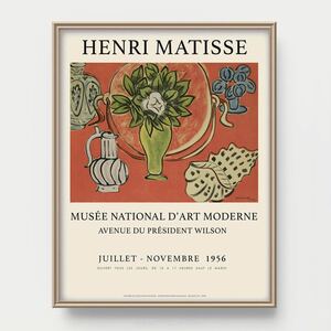 Henri Matisse ヘンリ・マティス 展示会ポスター エキシビション モダンアート ビンテージポスター アートポスター 芸術 インテリア