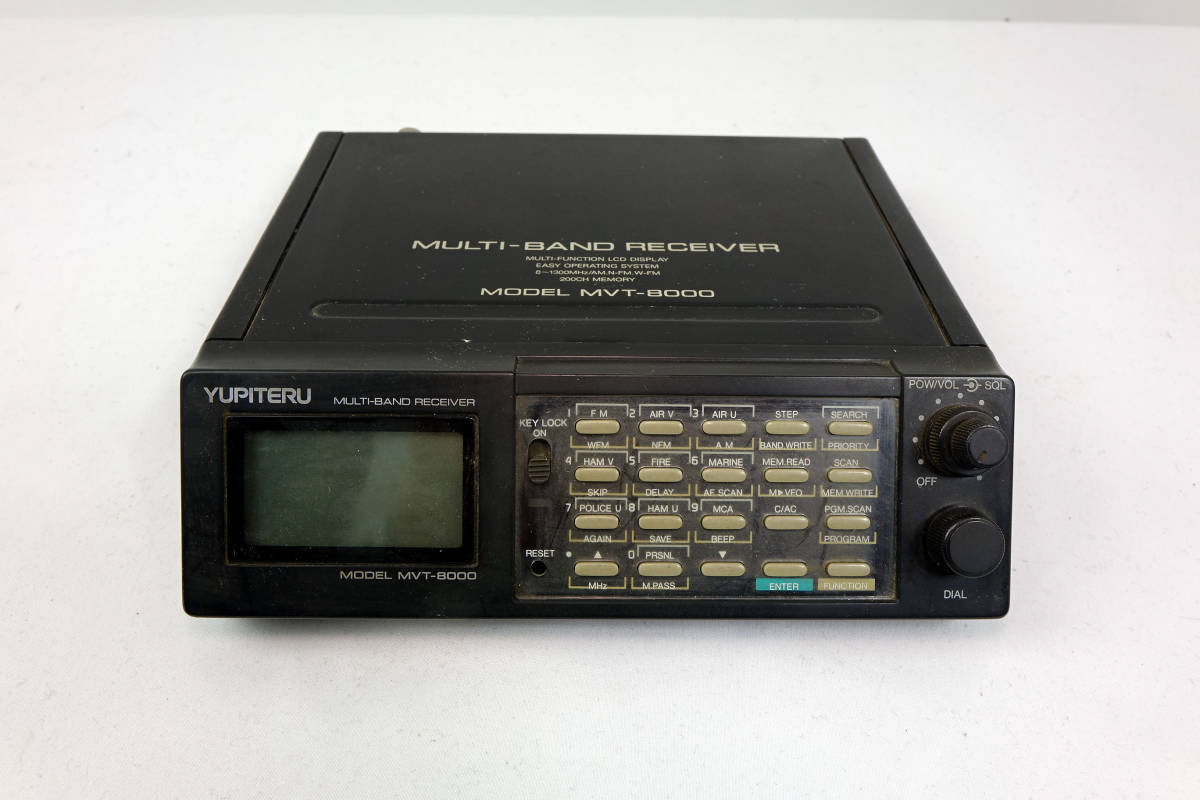名機!YUPITERU ユピテル 広帯域 エアバンド受信機 MVT-6000-