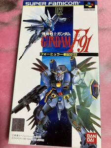 【未開封新品】スーファミ　ガンダムF91