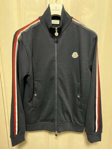 Sサイズ【未使用】MONCLER TRICOT CARDIGANトラックジャケット　ネイビー色　紺色　正規品　◆定価11万円◆