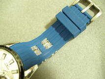 【中古品】テクノス 腕時計 TSM616 クォーツ TECHNOS バンドカラー:ブルー クロノグラフ メンズ_画像4