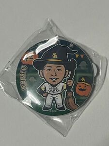 新品 福岡ソフトバンクホークス 大関友久 缶バッジ 若鷹ガチャ ハロウィン 