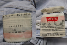 即決■★LEVI'S★■501/94年2月/米国製:SIZE=W29_画像2