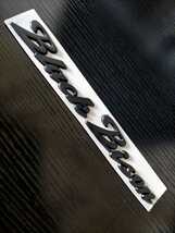 新品 国内発送 ブラックバイソン Black Bison エンブレム　マットブラック　MercedesBenz メルセデスベンツ WALD_画像1