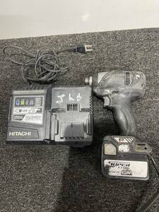 電気工具　日立工機　コードレスインパクトドライバ　WH 14DBAL2 充電器 充電式