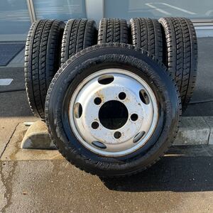 鉄ホイールセット　205/70R16　BRIDGESTONE, W979 (デュトロ、ダイナ用) 激安美品　　6本セット：60000円