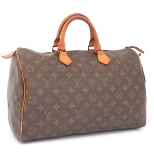 ルイヴィトン LOUIS VUITTON モノグラム スピーディ35 ハンドバッグ ミニボストンバッグ レディース ブラウン レザー M41524