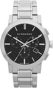 BURBERRY バーバリー BU9351 クロノグラフ　最後の一個　メンズ腕時計　ほぼ新品　付属品全てあり。