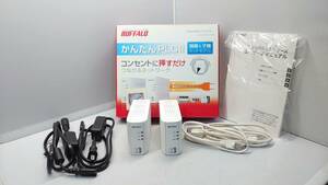 美品 BUFFALO PLCアダプター　親機&子機セット PL2-UPA-1/S