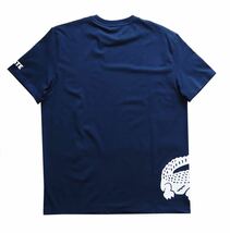 新品未着用　ラコステ正規品　日本XLサイズ前後（US L)　半袖Tシャツ　ネイビー　ロンT重ね着にも　テニスやスポーツ観戦_画像2