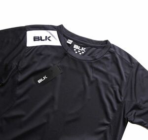 新品未着用　BLK　日本サイズL〜XL相当(AU S)　ストレッチTシャツ　黒　ビーエルケー　筋トレやランニング、ラグビーやサッカーにも　速乾