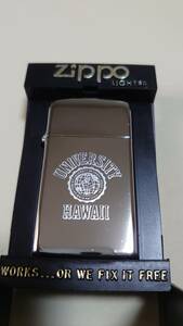 新品未使用品 ZIPPO #1610 UNIVERSITY HAWAII (1990)