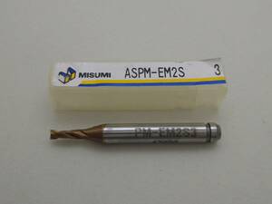 Φ3mmエンドミル　◆ASPM-EM2S3◆　ASコート粉末ハイス鋼スクエアエンドミル 2枚刃/ショート　未使用品　フライス盤　MC