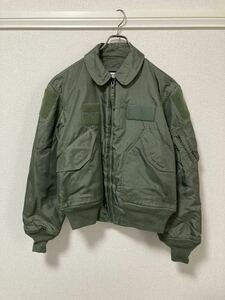 美品！90s 米軍実物 CWU-45P フライトジャケット ミリタリー USAF ALPHA ビンテージ サイズM☆80s MA-1 L-2B A-2 M-65 USA製 