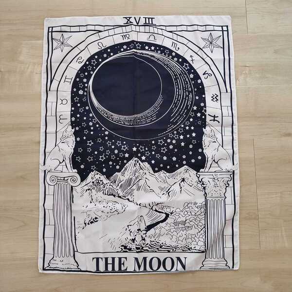 タロットタペストリー THE MOON 布ポスター 73×54cm ザ・ムーン タロットクロス