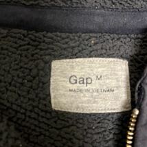 GAP ギャップ　ヘビーウエイト　裏フリース　スウェットパーカー ジップアップパーカー ネイビー　メンズ　サイズM_画像2